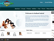 Tablet Screenshot of indiancentral.com
